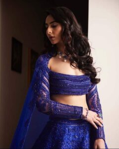 Blue Lehnga choli AZ 4255 - Image 3