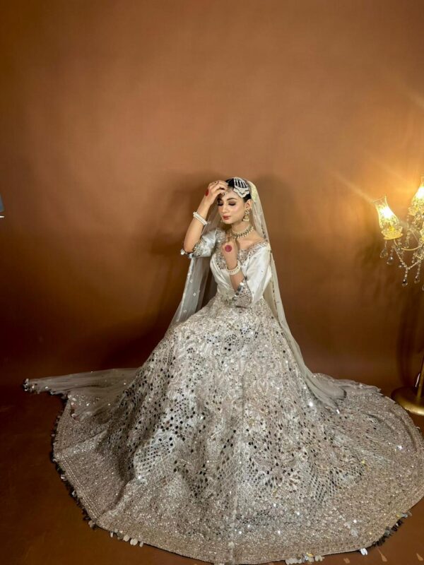 mirror work lehnga - Image 3