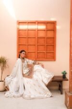 Traditional Embroidered Gharara Ensemble - Image 3