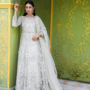 Luxury Embroidered Net Maxi Gown