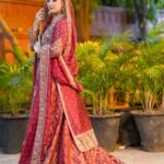 Royal Maroon Bridal Lehenga – Luxury Hand Embroidered Zardozi Bridal Dress